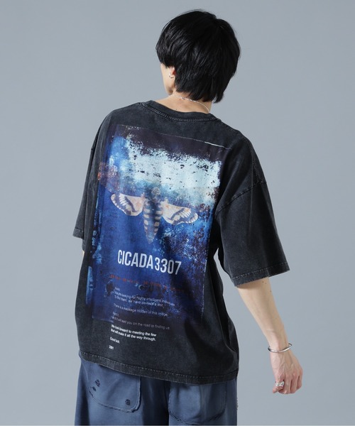DANKE SCHON(ダンケシェーン)の「DankeSchon/ダンケシェーン/CHEMICAL S/S Tee CICADA(Tシャツ/カットソー・メンズ・ブラック・L/M)」の3枚目の写真