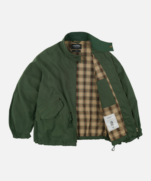 FRIZMWORKS（フリズムワークス）の「HARRINGTON M65 JACKET _ DARK GREEN（ブルゾン・メンズ・その他・SMALL/MEDIUM/LARGE/X-LARGE）」の6枚目の写真