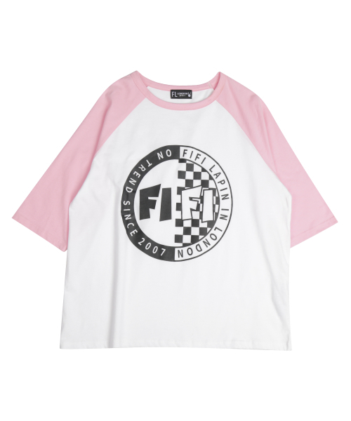 FIFI LAPIN(フィフィラパン)の「FIFI サークルグラフィック 5部袖 Tシャツ/FM8WTS09F ネイビー(Tシャツ/カットソー・レディース・その他・FREE)」の5枚目の写真