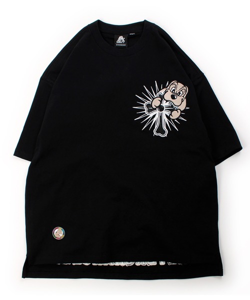 GALFY(ガルフィー)の「【GALFY/ガルフィー】おしゃぶりワンワンTee(Tシャツ/カットソー・メンズ・ホワイト/ブラック/グレイッシュベージュ・M/L/XL)」の6枚目の写真