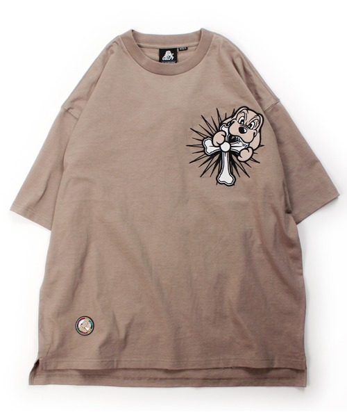 GALFY(ガルフィー)の「【GALFY/ガルフィー】おしゃぶりワンワンTee(Tシャツ/カットソー・メンズ・ホワイト/ブラック/グレイッシュベージュ・M/L/XL)」の8枚目の写真