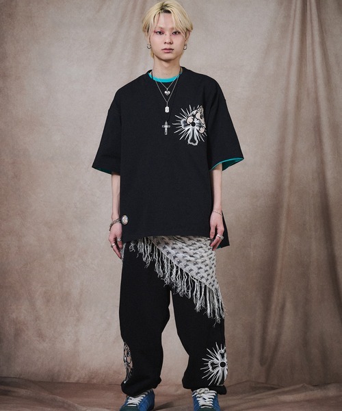 GALFY(ガルフィー)の「【GALFY/ガルフィー】おしゃぶりワンワンTee(Tシャツ/カットソー・メンズ・ホワイト/ブラック/グレイッシュベージュ・M/L/XL)」の20枚目の写真