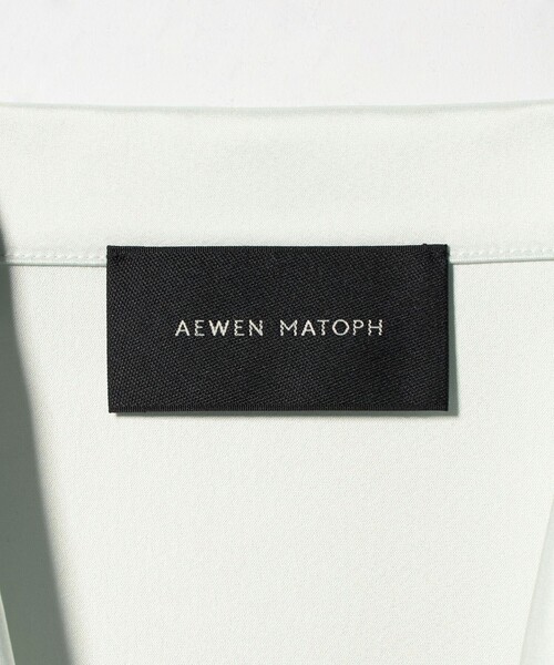 AEWEN MATOPH(イウエン マトフ)の「<AEWEN MATOPH>サテンレース コンビブラウス(シャツ/ブラウス・レディース・ブラック/ライム・FREE)」の4枚目の写真