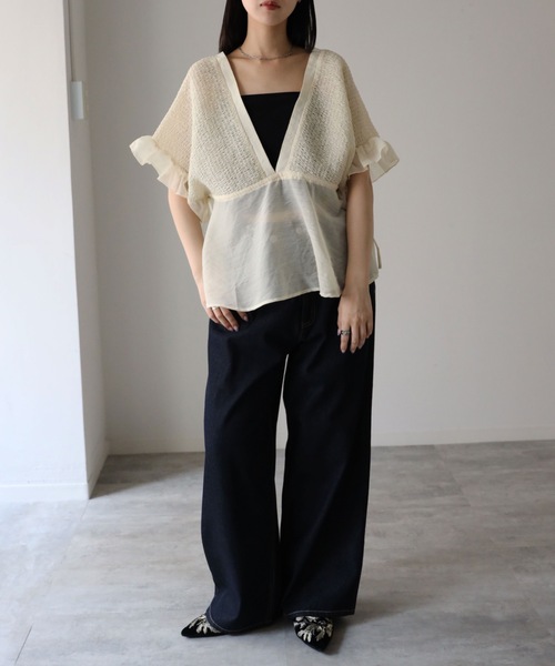 model：164cm, 着用サイズ：FREE