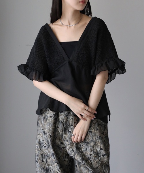 model：164cm, 着用サイズ：FREE