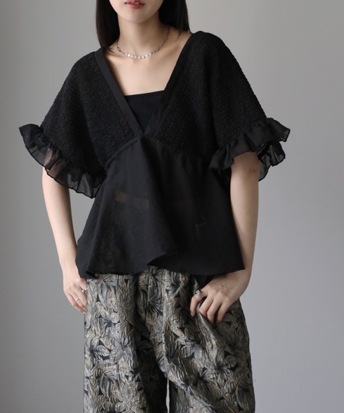model：164cm, 着用サイズ：FREE