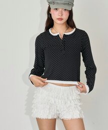 WHO'S WHO gallery | ドットレイヤードヘンリートップス(Tシャツ/カットソー)