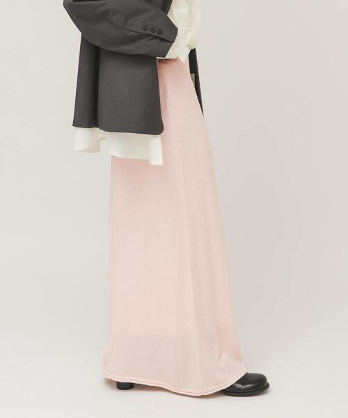 KBF（ケイビーエフ）の「Iラインニットスカート（スカート・レディース・ライトピンク・ONE）」の16枚目の写真