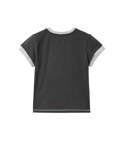RENSE(レンセ)の「Stitch Pocket Layered T-Shirt Charcoal(Tシャツ/カットソー・レディース・その他・OS)」の4枚目の写真