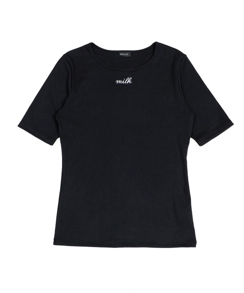MILK(ミルク)の「ロゴ トップス(Tシャツ/カットソー・レディース・A/B・FREE)」の1枚目の写真