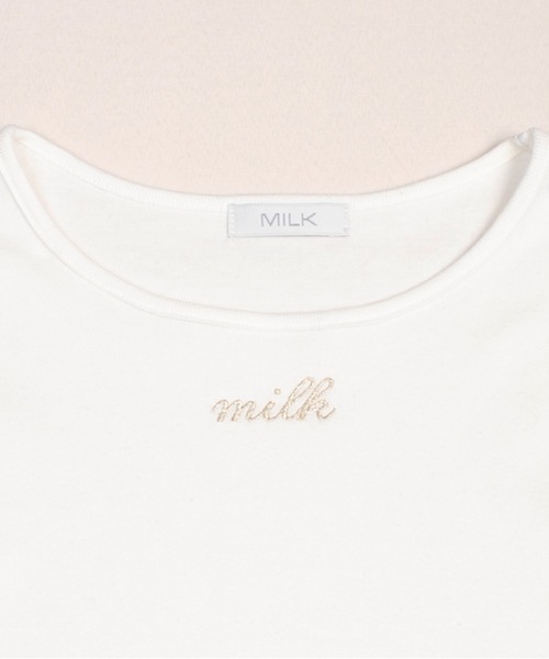MILK(ミルク)の「ロゴ トップス(Tシャツ/カットソー・レディース・A/B・FREE)」の9枚目の写真