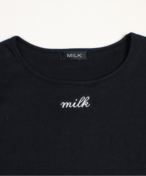 MILK(ミルク)の「ロゴ トップス(Tシャツ/カットソー・レディース・A/B・FREE)」の10枚目の写真