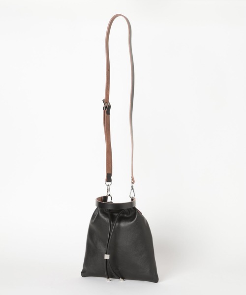HARE(ハレ)の「レザーキンチャクBAG(HARE)(ショルダーバッグ・メンズ・ブラック・FREE)」の11枚目の写真