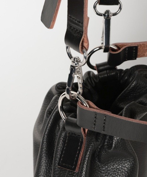 HARE(ハレ)の「レザーキンチャクBAG(HARE)(ショルダーバッグ・メンズ・ブラック・FREE)」の16枚目の写真