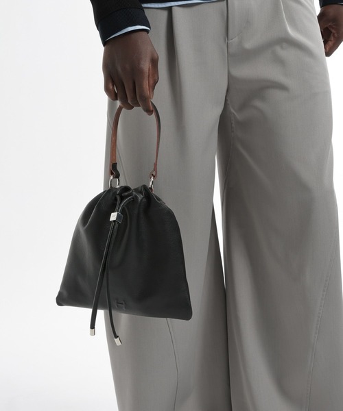 HARE(ハレ)の「レザーキンチャクBAG(HARE)(ショルダーバッグ・メンズ・ブラック・FREE)」の7枚目の写真