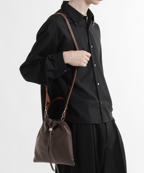 HARE(ハレ)の「レザーキンチャクBAG(HARE)(ショルダーバッグ・メンズ・ブラック/ブラウン・FREE)」の22枚目の写真