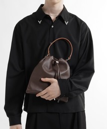 HARE（ハレ）の「レザーキンチャクBAG(HARE)（ショルダーバッグ）」