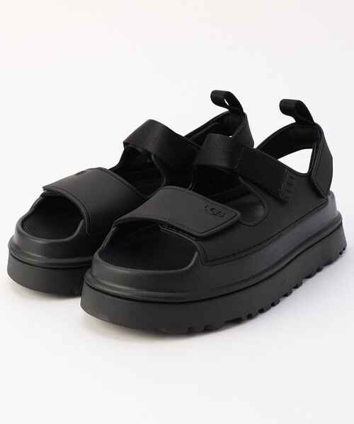 FREAK'S STORE（フリークスストア）の「限定展開 UGG/アグ W GOLDENGLOW/ウィメンズ ゴールデングロウ[5~8サイズ展開]（サンダル・レディース・ブラック/オフホワイト・6/7/8/5）」の6枚目の写真