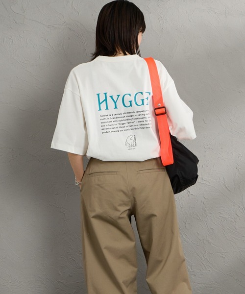 NORDISK（ノルディスク）の「[NORDISK/ノルディスク] 別注 HYGGE バックプリントTシャツ（Tシャツ/カットソー・レディース・ブラック/チャコールグレー/ホワイト・S/XL/L/M）」の14枚目の写真