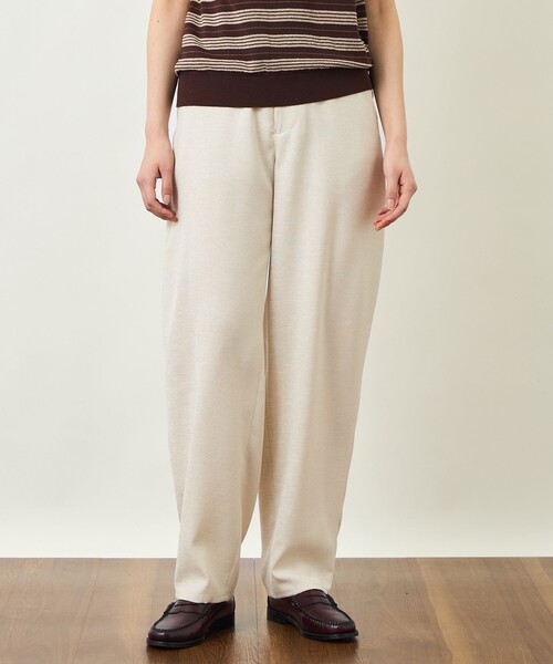 MACKINTOSH PHILOSOPHY(マッキントッシュ フィロソフィー)の「GREY LABEL ドライタッチオックス カーブパンツ(その他パンツ・レディース・ブラック/ベージュ・6/5/1/2)」の2枚目の写真