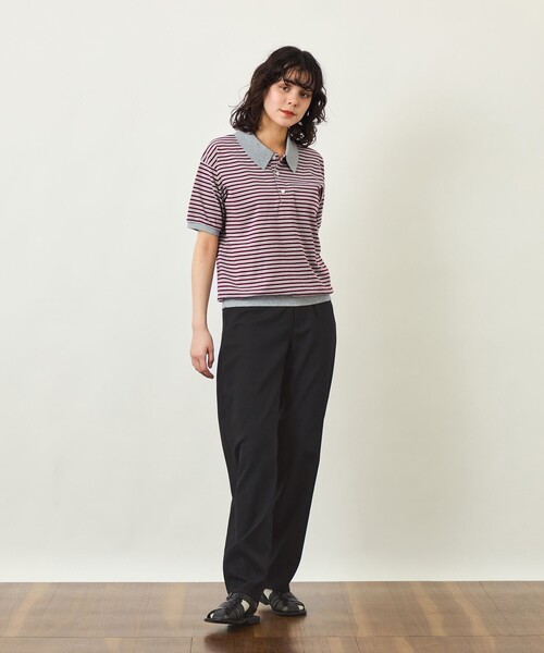 MACKINTOSH PHILOSOPHY(マッキントッシュ フィロソフィー)の「GREY LABEL ドライタッチオックス カーブパンツ(その他パンツ・レディース・ブラック/ベージュ・6/5/1/2)」の3枚目の写真