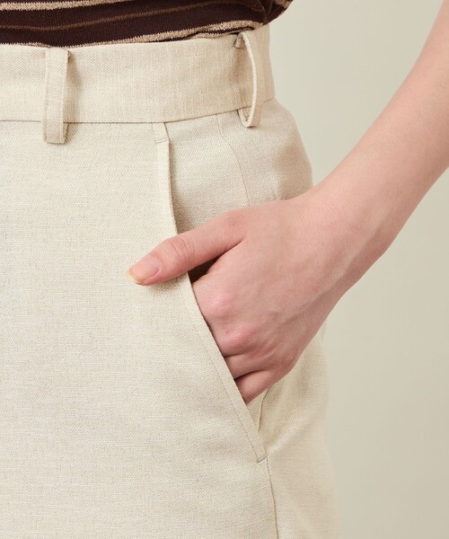 MACKINTOSH PHILOSOPHY(マッキントッシュ フィロソフィー)の「GREY LABEL ドライタッチオックス カーブパンツ(その他パンツ・レディース・ブラック/ベージュ・6/5/1/2)」の9枚目の写真