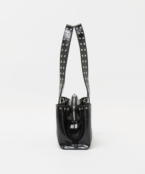 OSOI（オソイ）の「＜OSOI＞SHELL DUFFEL MINI EYELET トートバッグ（トートバッグ・レディース・ブラック・FREE）」の2枚目の写真