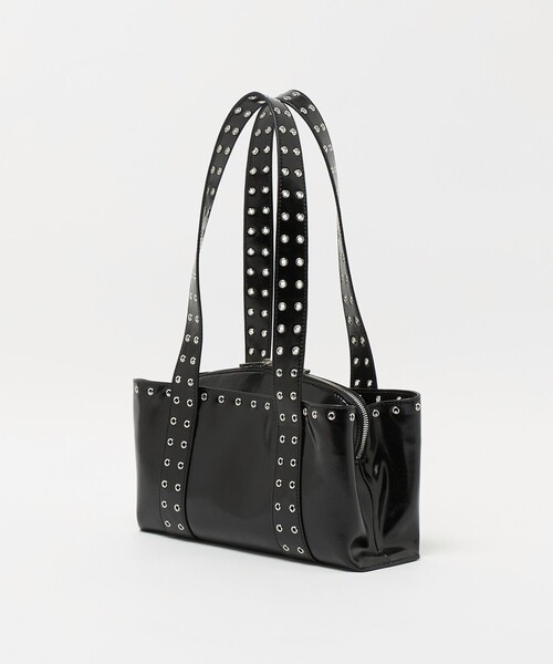 OSOI（オソイ）の「＜OSOI＞SHELL DUFFEL MINI EYELET トートバッグ（トートバッグ・レディース・ブラック・FREE）」の4枚目の写真