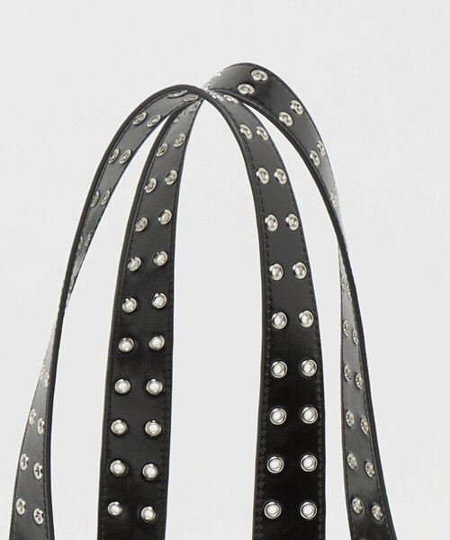 OSOI（オソイ）の「＜OSOI＞SHELL DUFFEL MINI EYELET トートバッグ（トートバッグ・レディース・ブラック・FREE）」の5枚目の写真