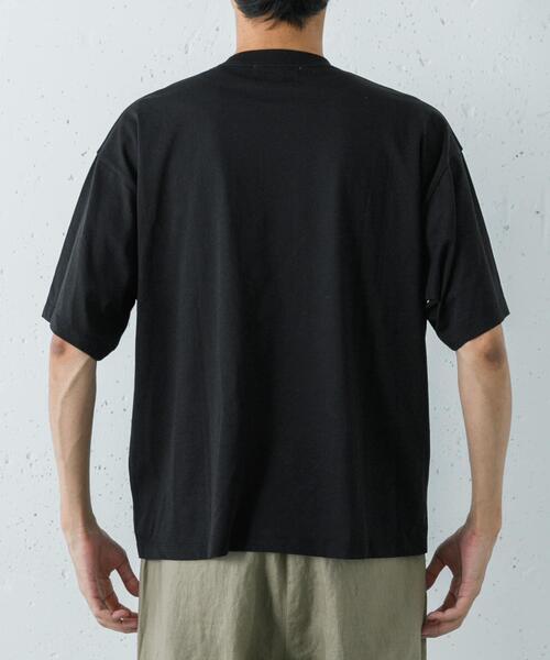 URBAN RESEARCH(アーバンリサーチ)の「HEMP SILK BLEND T-SHIRTS(Tシャツ/カットソー・メンズ・ブルー/ブラック/ブラウン/ネイビー・MEDIUM/LARGE)」の11枚目の写真