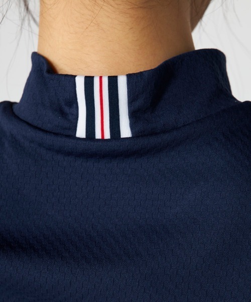 FILA GOLF(フィラゴルフ )の「【FILA GOLF:フィラゴルフ】レディース半袖モックネックシャツ ゴルフ(シャツ/ブラウス・レディース・ライトブルー/ネイビー/ホワイト・X-LARGE/LARGE/MEDIUM)」の17枚目の写真
