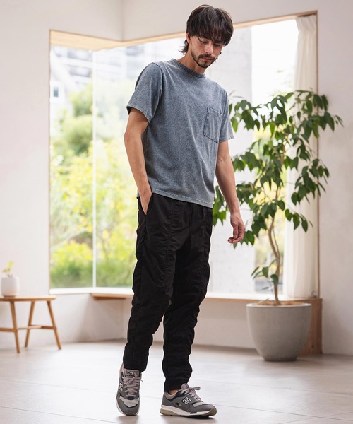 CAMBIO(カンビオ)の「mt10464-ライトニットデニムポケットTシャツ(14131M26CM)(Tシャツ/カットソー・メンズ・ライトグレー/グレー/ライトブルー・M/L/XL)」の13枚目の写真