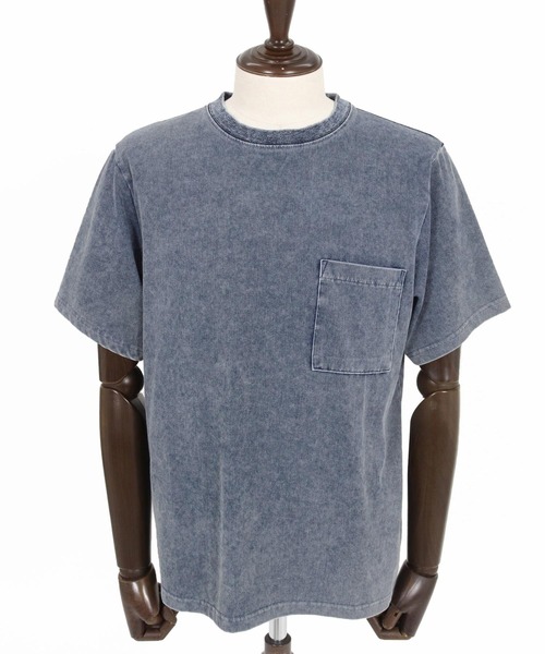CAMBIO(カンビオ)の「mt10464-ライトニットデニムポケットTシャツ(14131M26CM)(Tシャツ/カットソー・メンズ・ライトグレー/グレー/ライトブルー・M/L/XL)」の21枚目の写真