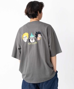 7.4oz NOT ALONE 刺繍ビッグTEE