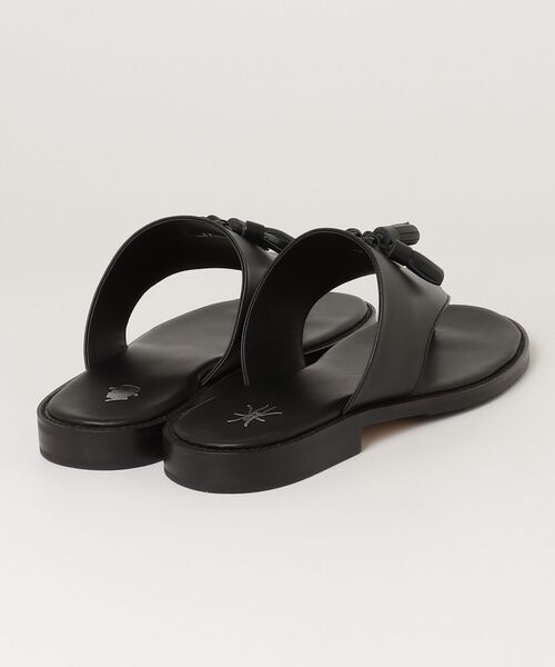 Tomo & Co（トモアンドシーオー）の「Tomo&Co / トモアンドシーオー/DOUBLE TUSSEL THONG SANDAL（サンダル・メンズ・ブラック/ブラウン・27/26）」の3枚目の写真