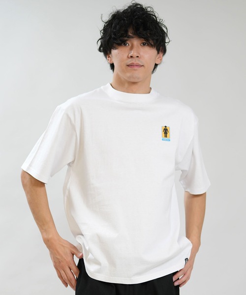girl(ガール)の「【ムラサキスポーツ限定】GIRL/ガール 半袖 Tシャツ ロゴ バックプリント GR26STM03(Tシャツ/カットソー・メンズ・ブラック/オレンジ/ホワイト・M/L/XL)」の16枚目の写真