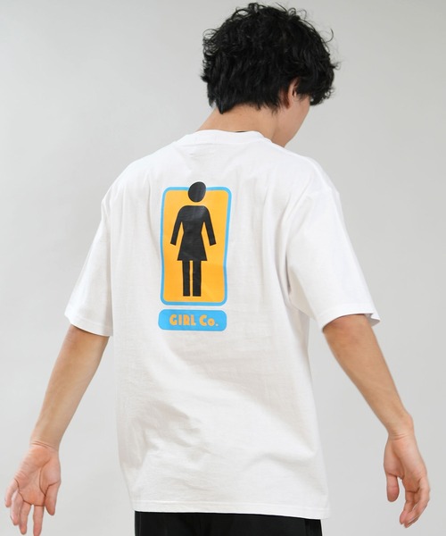 girl(ガール)の「【ムラサキスポーツ限定】GIRL/ガール 半袖 Tシャツ ロゴ バックプリント GR26STM03(Tシャツ/カットソー・メンズ・ブラック/オレンジ/ホワイト・M/L/XL)」の15枚目の写真