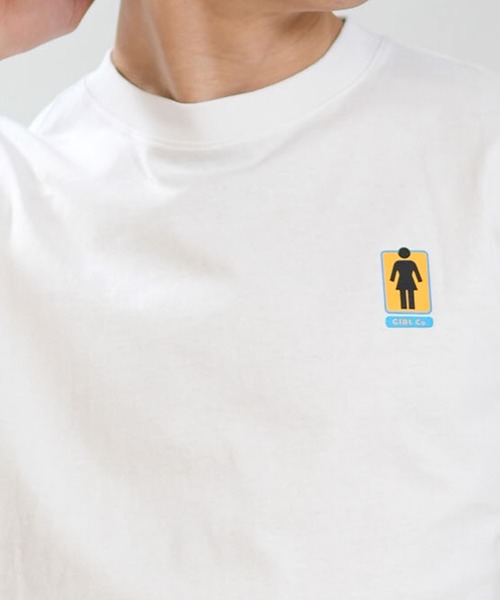 girl(ガール)の「【ムラサキスポーツ限定】GIRL/ガール 半袖 Tシャツ ロゴ バックプリント GR26STM03(Tシャツ/カットソー・メンズ・ブラック/オレンジ/ホワイト・M/L/XL)」の10枚目の写真