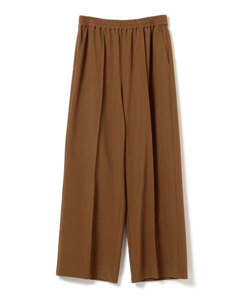 BEAMS HEART(ビームスハート)の「【接触冷感・UVカット】コンフォート ワイド パンツ(スラックス・レディース・ブラウン/ベージュ/チャコールグレー・FREE)」の3枚目の写真