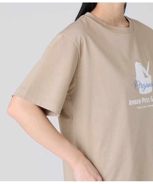 Park Slope NEWYORKER(パークスロープニューヨーカー)の「【滑らかな肌触り・着回し】GELATO グラフィックTシャツ(Tシャツ/カットソー・レディース・ベージュ・M/L)」の11枚目の写真