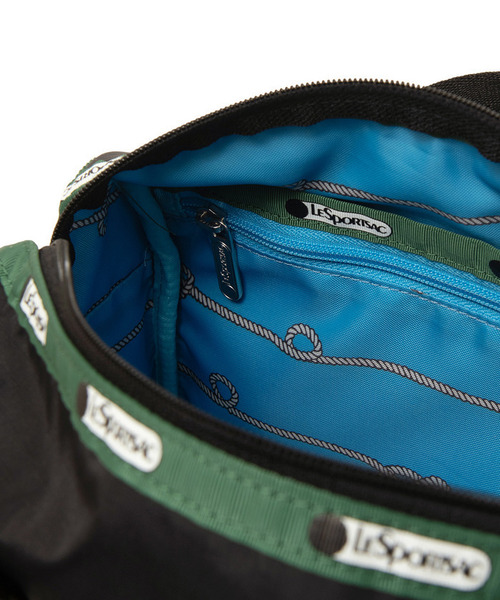 LeSportsac（レスポートサック）の「MED WEB BOSTON ミッドナイトグロウWEB（ショルダーバッグ・レディース・ブラック・FREE）」の5枚目の写真