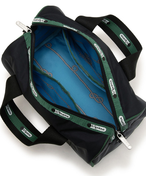 LeSportsac（レスポートサック）の「MED WEB BOSTON ミッドナイトグロウWEB（ショルダーバッグ・レディース・ブラック・FREE）」の6枚目の写真