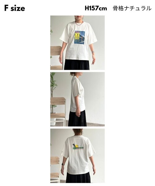 Ocean Pacific(オーシャンパシフィック)の「フロントロゴT(Tシャツ/カットソー・レディース・ブラック/ホワイト/ネイビー・FREE)」の10枚目の写真