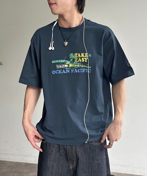 Ocean Pacific(オーシャンパシフィック)の「フロントロゴT(Tシャツ/カットソー・レディース・ブラック/ホワイト/ネイビー・FREE)」の12枚目の写真