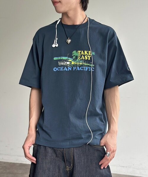 Ocean Pacific(オーシャンパシフィック)の「フロントロゴT(Tシャツ/カットソー・レディース・ブラック/ホワイト/ネイビー・FREE)」の15枚目の写真