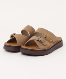 U.S. POLO ASSN.（ユーエスポロアッスン）の「【U.S. POLO ASSN./ユーエスポロアッスン】脱ぎ履き楽々 カジュアルサンダル スライドサンダル 型押しロゴ 韓国ファッション（サンダル）」