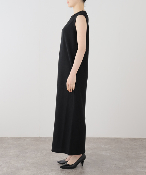 La TOTALITE(ラトータリテ)の「【洗える】Munich/ミューニック リネンライクダブルフェイスワンピース(ワンピース・レディース・ブラック/ホワイト・FREE)」の21枚目の写真