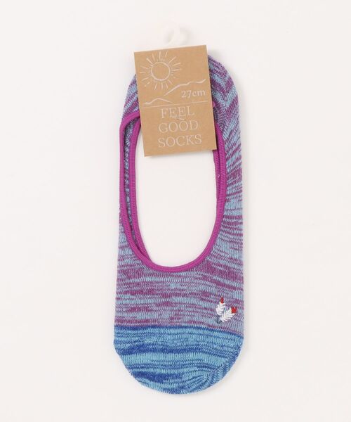 チャイハネ(チャイハネ)の「【チャイハネ】FEEL GOOD SOCKS インディーカ カバーソックス25~28cm(ソックス/靴下・メンズ・マスタード/ベージュ/グリーン/ブラック/ブルー/パープル・FREE)」の1枚目の写真