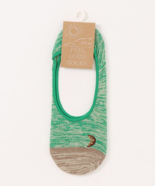 チャイハネ(チャイハネ)の「【チャイハネ】FEEL GOOD SOCKS インディーカ カバーソックス25~28cm(ソックス/靴下・メンズ・マスタード/ベージュ/グリーン/ブラック/ブルー/パープル・FREE)」の4枚目の写真