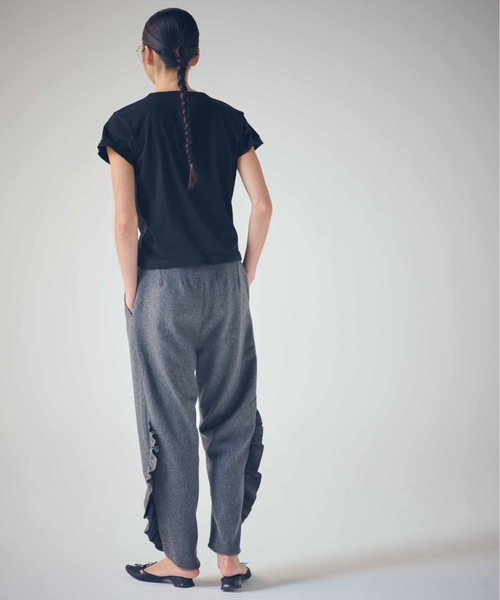 SEA(シー)の「ワイヤーTEE(Tシャツ/カットソー・レディース・グレー/ホワイト/ブラック・ONE SIZE)」の4枚目の写真